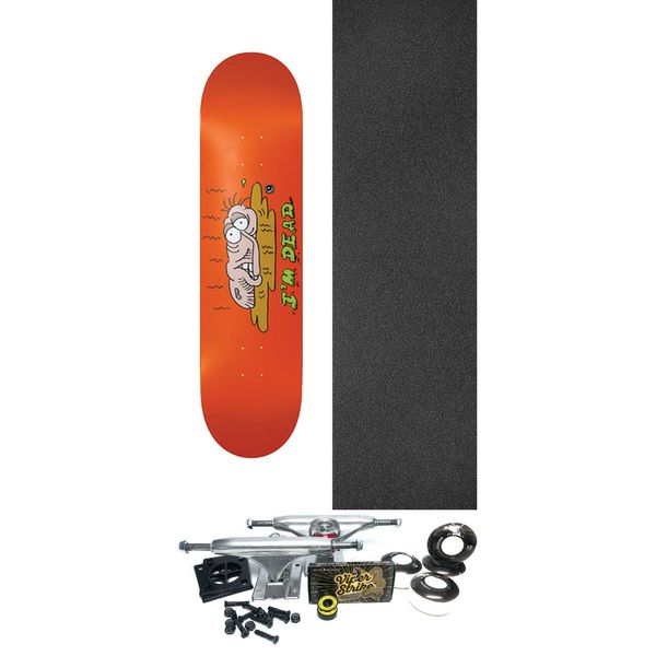 Foundation Skateboards I'm Dead Skateboard Deck - 8.38" x 32" - Complete Skateboard Bundle